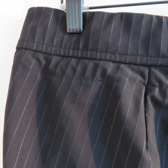 RAFFAELLO ROSSI Candy Pants in Black Pinstripe Travel Lounge Athleisure Sz 14 - Picture 12 of 14